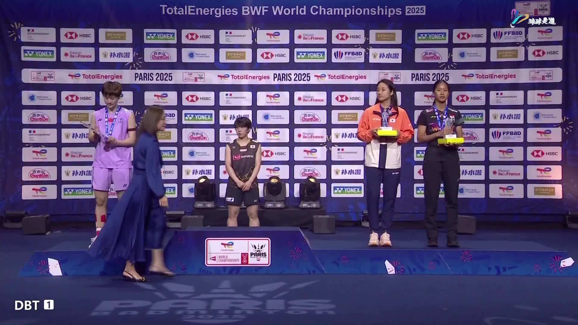 2025世锦赛女单颁奖-粤语