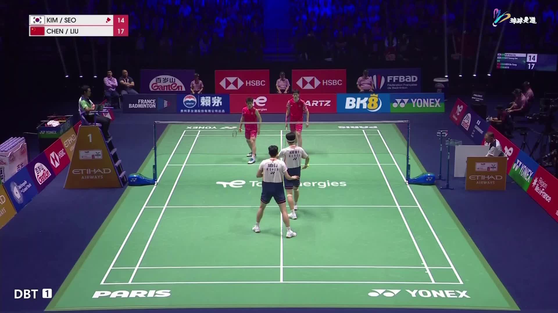 徐承宰金元浩VS刘毅陈柏阳25世锦赛男双决赛-粤语