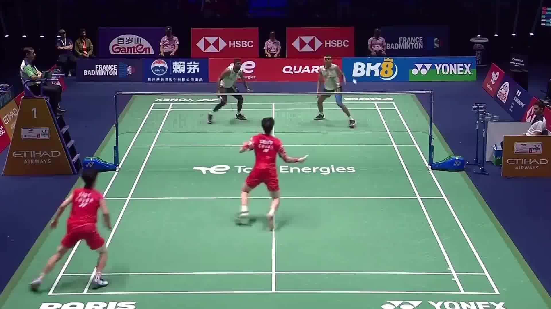 2025世界羽毛球锦标赛，“一百分”开局彻底打乱对手节奏，成功晋级男双决赛