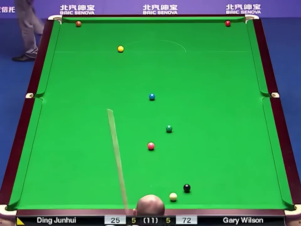 丁俊晖连做12杆神级斯诺克，堪称斯诺克真谛 (2)