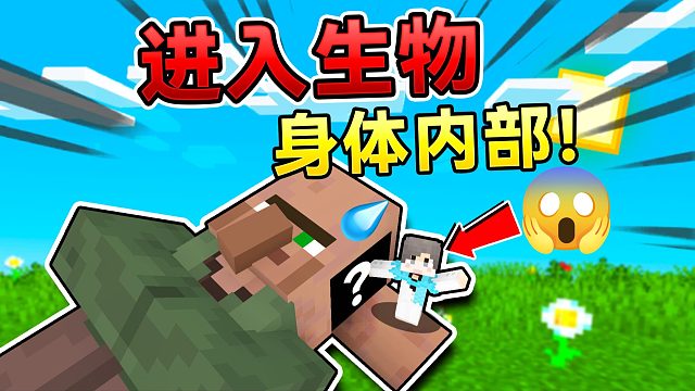 当MC所有生物体内都可以进入！会发生什么？！我的世界