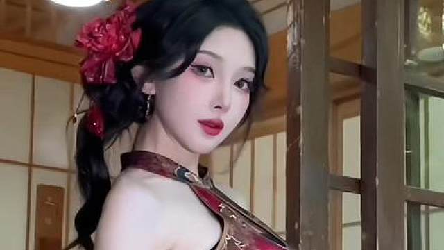 “国服柳如烟” #惊鸿一瞥 #旗袍 #御姐