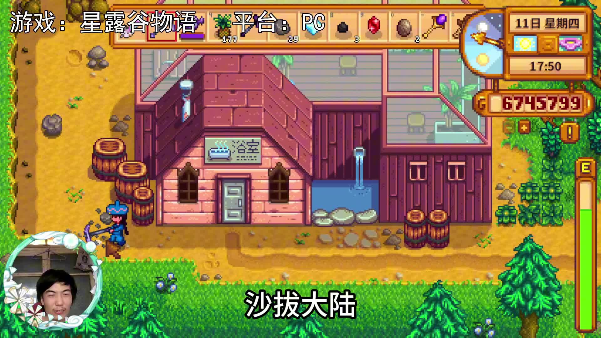 【星露谷物语】清理火车站