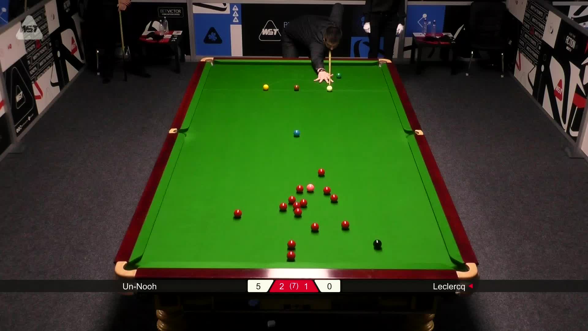 塔猜亚·乌诺VS朱利安·勒克莱尔 2025斯诺克北爱尔兰公开赛资格赛 清流