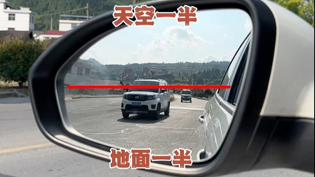 掌握这几个后视镜调节角度，开车视野更安全#汽车知识 #驾驶技巧