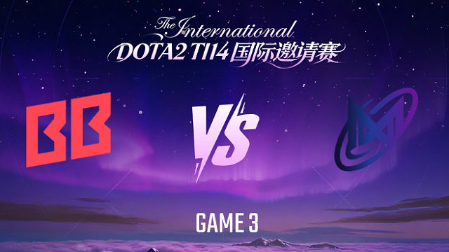 BB vs Nigma-3 TI14瑞士轮