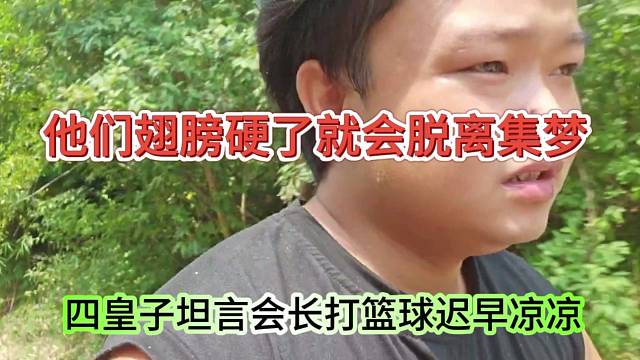 四皇子坦言会长打篮球迟早凉凉，他们翅膀硬了就会离开集梦