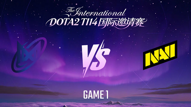 Nigma vs NAVI-1 TI14瑞士轮