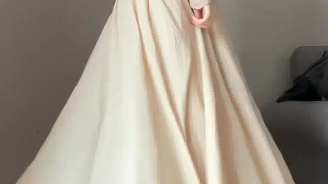 微胖梨形身材温柔风纯欲穿搭