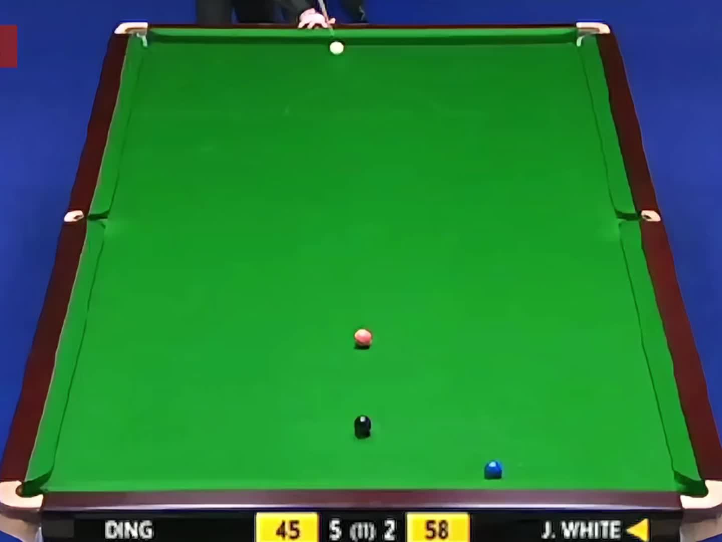 丁俊晖上演惊艳防守，堪比电脑计算的线路