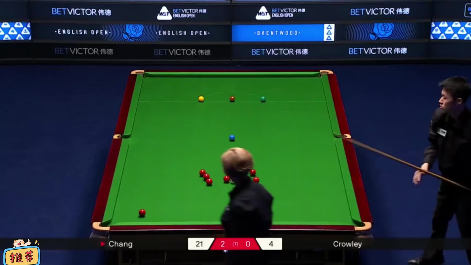 中国斯诺克再出天才，02年小将炸裂准度，狂轰三杆破百强势晋级