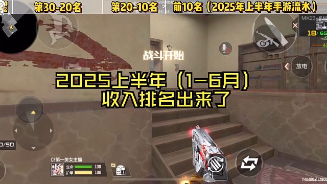 2025上半年（1-6月）收入排名出来了，前30里有几个你玩过的游戏？