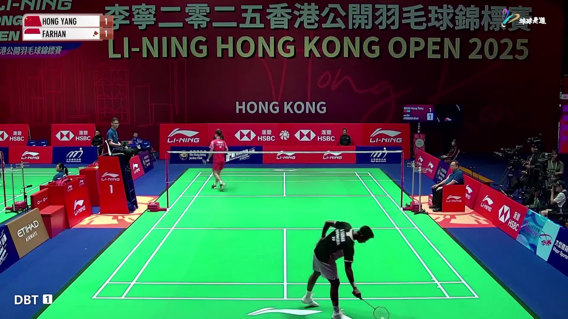 翁泓阳vs法汉香港羽毛球公开赛1