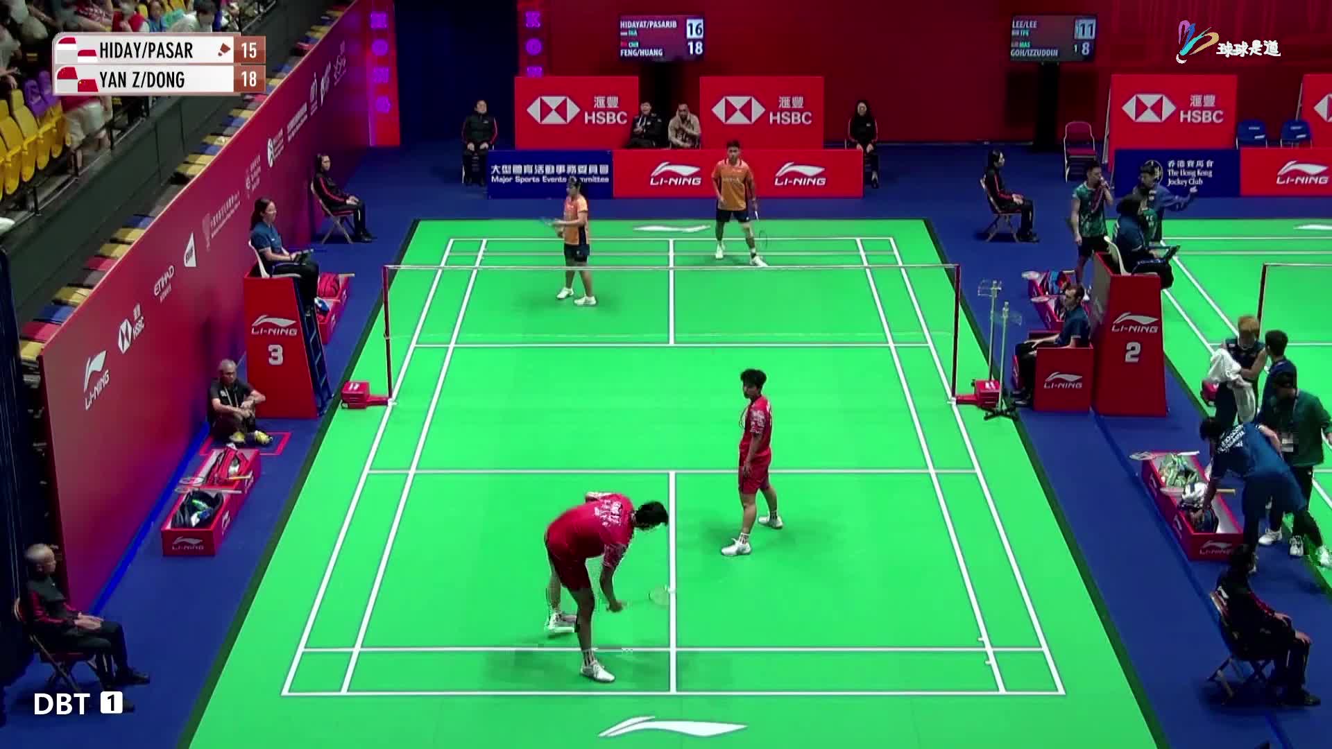 希达亚图拉/费利沙vs冯彦哲/黄东萍香港羽毛球公开赛