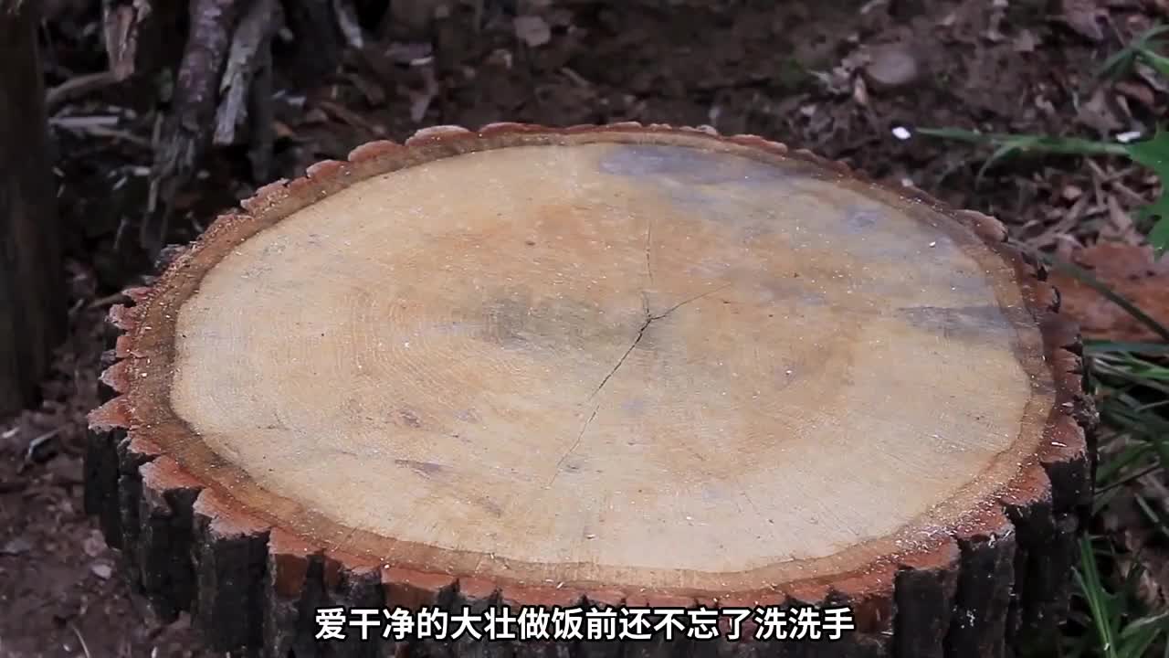 第2集：男人在野外不仅建造了漂亮的木屋，而且还吃上了鲜嫩的烤鸡