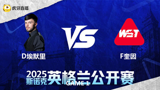 迪伦·埃默里VS弗加尔·奎因 2025英格兰公开赛 清流