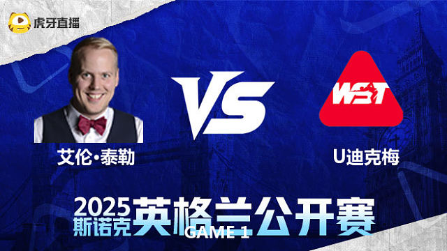 艾伦·泰勒VS乌姆特·迪克梅 2025英格兰公开赛 清流