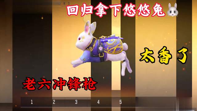 回归拿下悠悠兔