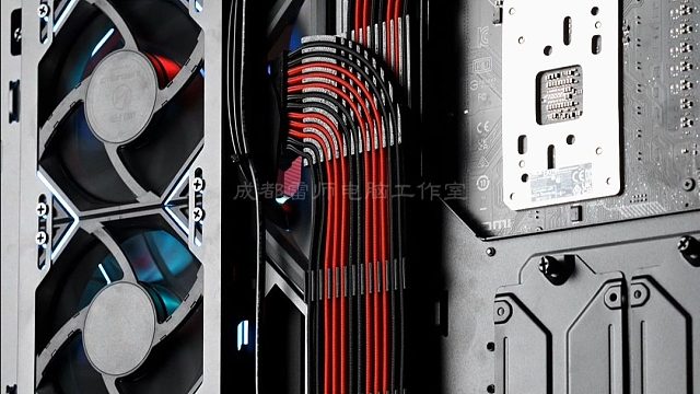 强迫症走线碳纤维版创世神ROG全家桶