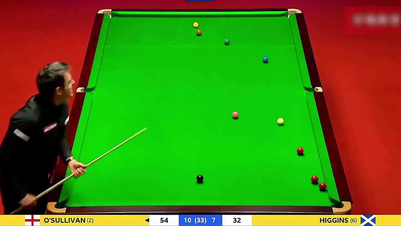 奥沙利文现场示范，丝滑走位轻松破局，解说直呼太简单了！(2)