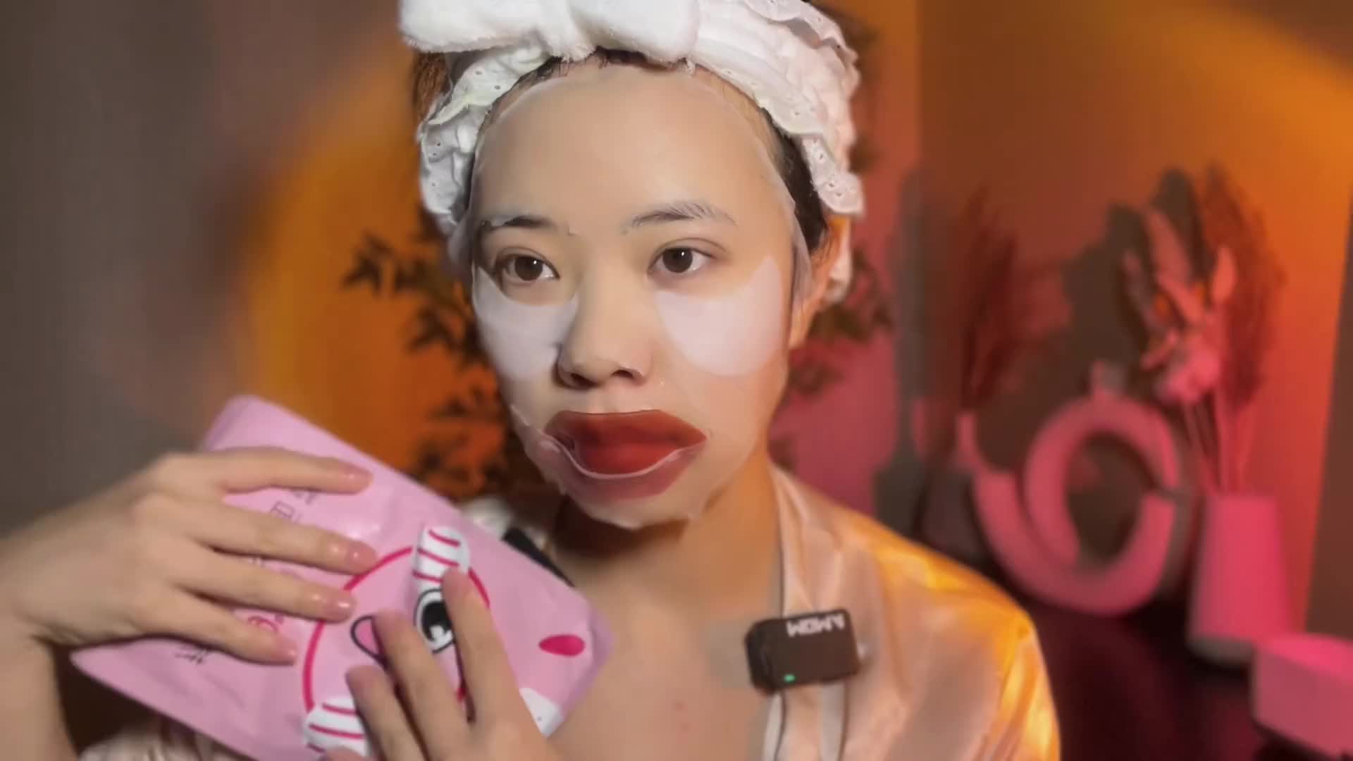 沉浸式晚间护肤护理