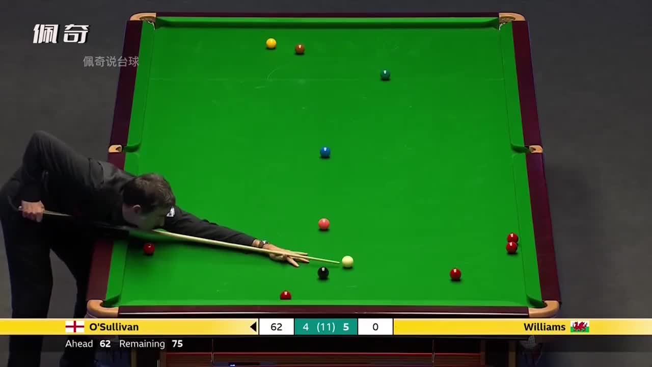 奥沙利文刷新“乱局清台”高度，死局组合球上手，赛点拿下马桂莲(3)