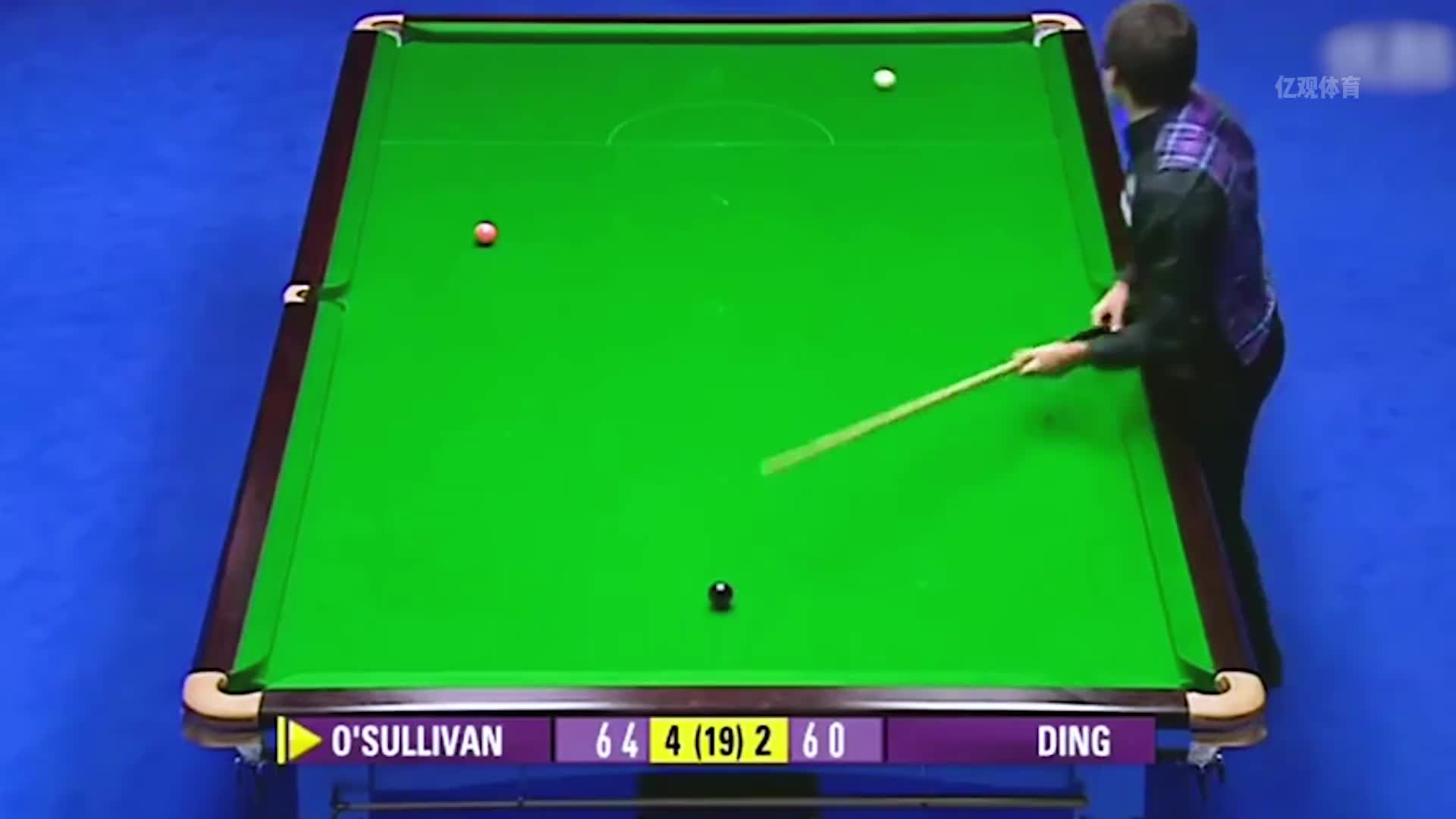丁俊晖最难忘的一场对决，做斯诺克反杀火箭，征服现场口嗨观众！(2)
