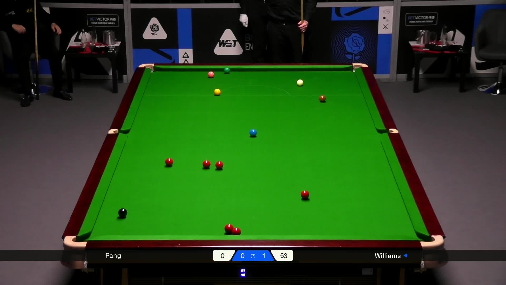 庞俊旭VS罗比·威廉姆斯 2025英格兰公开赛 清流