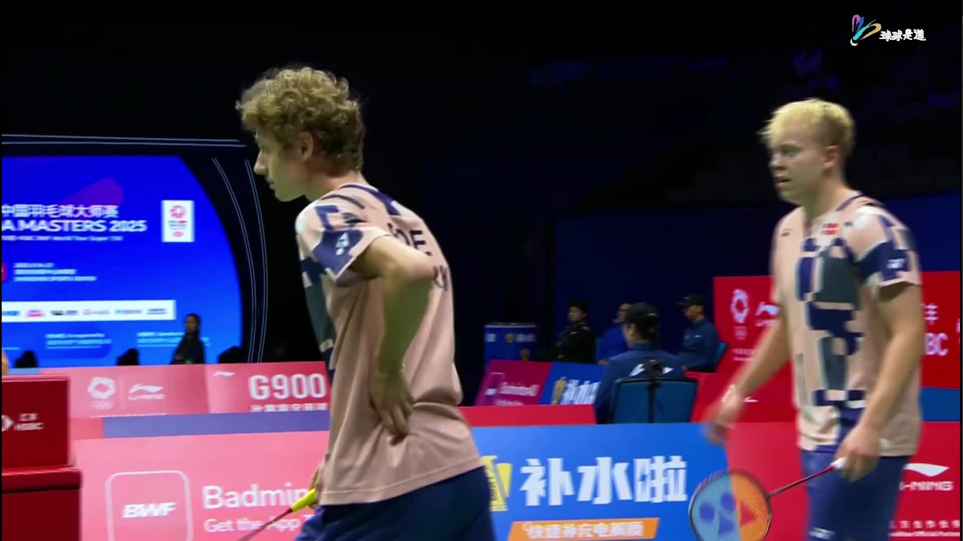 梁伟铿/王昶 vs 威廉/浮士德中国羽毛球大师赛