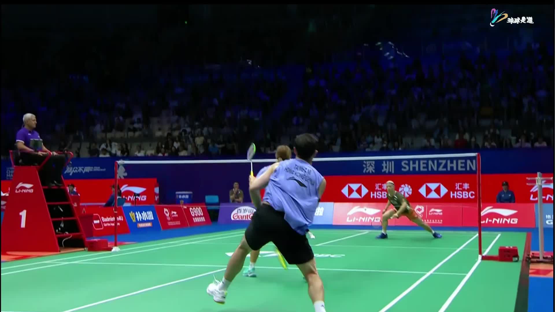 邓俊文/谢影雪VS李钟民/蔡侑仃中国羽毛球大师赛