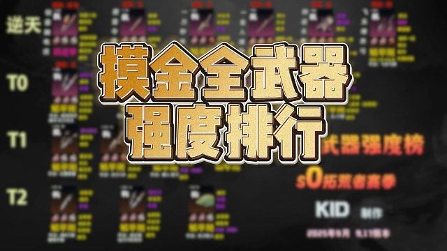 永劫摸金武器强度排行 附全武器改刀改枪码