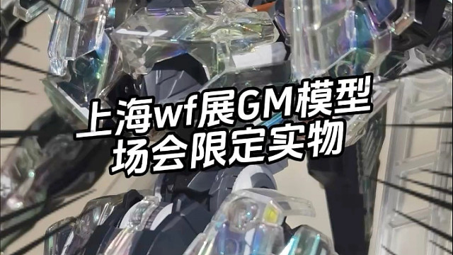 Gm日曜Wf展会限定实物抢先看