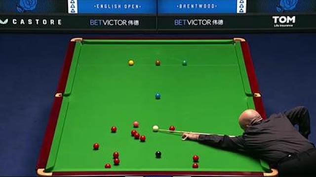 2025英格兰公开赛，周跃龙VS布雷切尔，结局上演强势破百！ #2025斯诺克英格兰公开赛