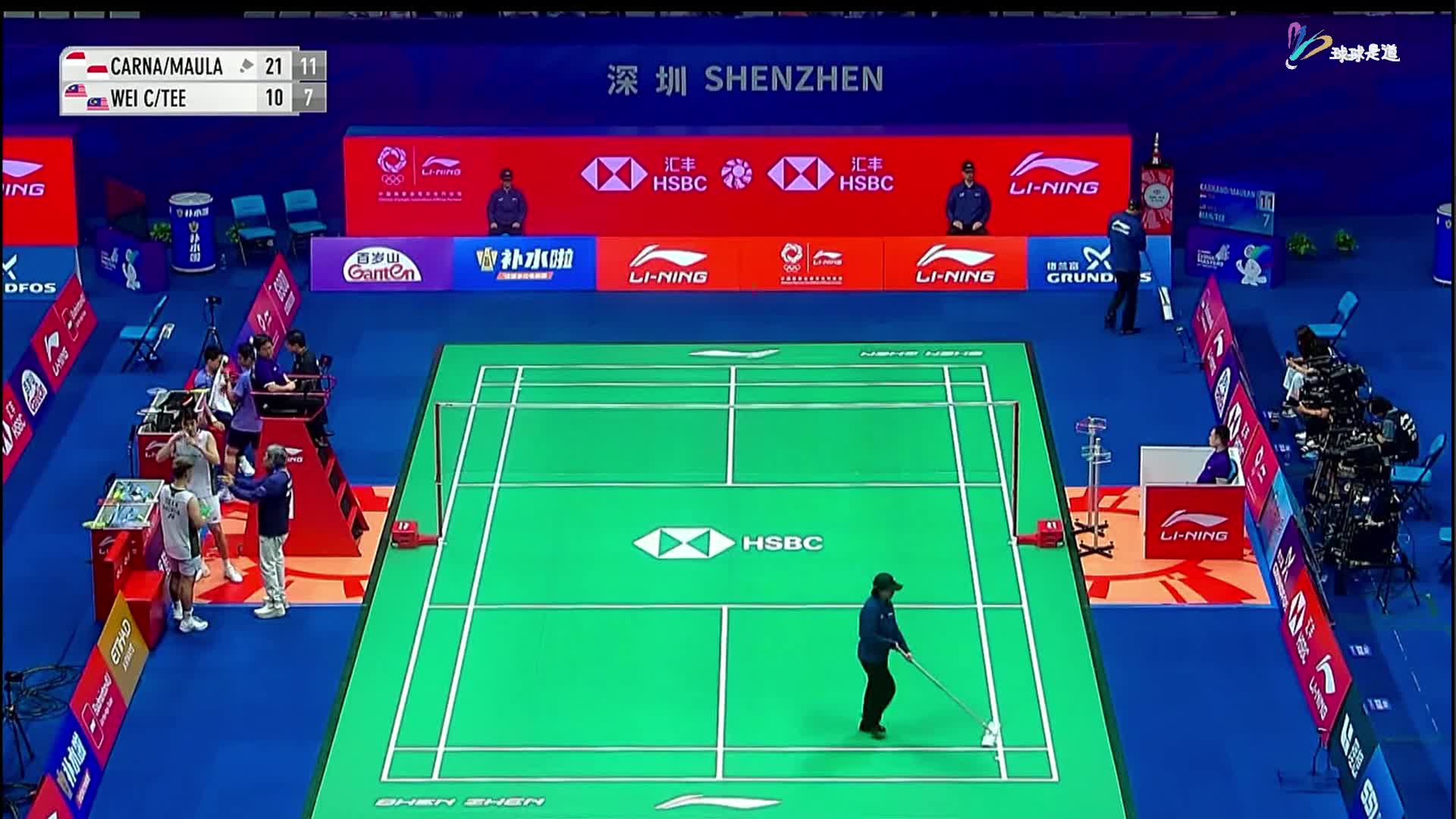 卡尔南多/毛拉纳vS郑凯文/万中国羽毛球大师赛-片段4