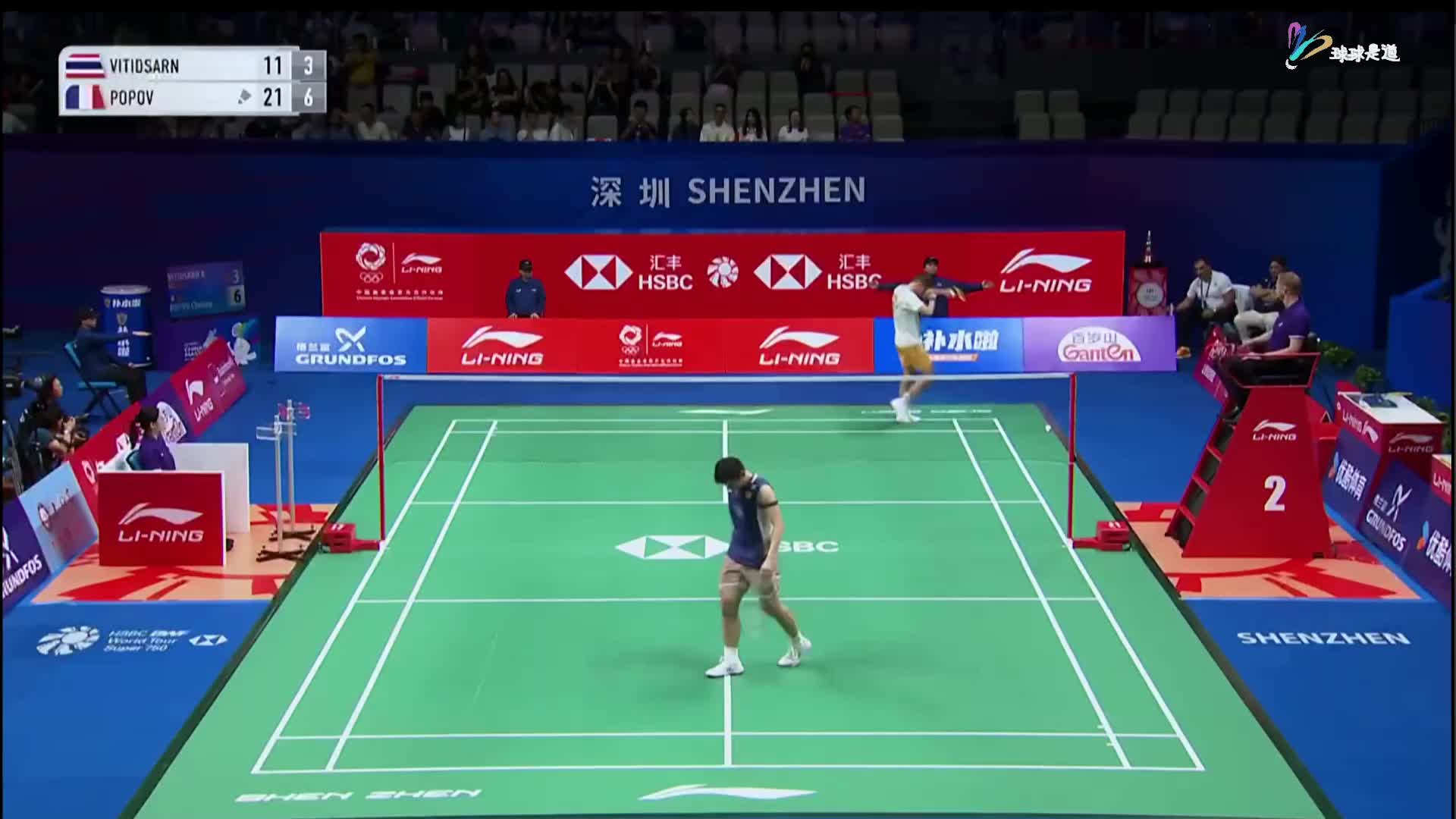 小波波夫VS昆拉中国羽毛球大师赛-片段