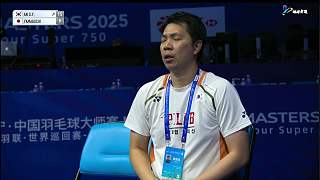 安洗瑩VS山口茜中國(guó)羽毛球大師賽