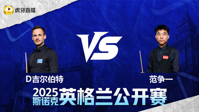 大卫·吉尔伯特VS范争一  2025英格兰公开赛  清流