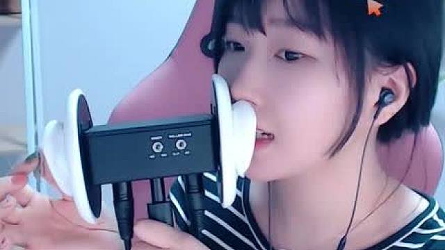 3dio全耳麦，充满孤独，咀嚼声，口音和纸张声音，以及叠加的ASMR1