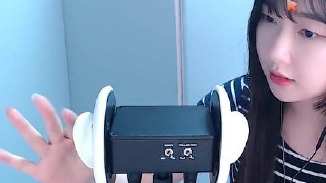 ASMR,3DIO灵敏麦克风录制的视频，其中包括指甲声、口腔声以及多重音轨叠加等效果