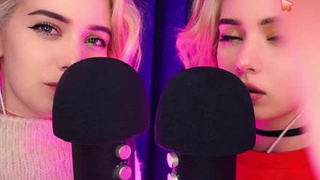 从一对耳朵到耳朵的双胞胎，口腔触发音