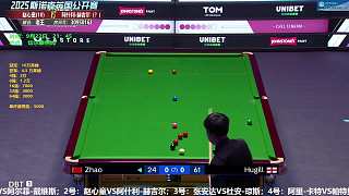 趙心童VS阿什利-赫吉兒 2025英國公開賽第1-2局