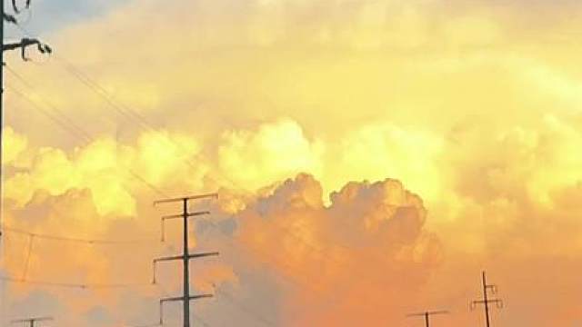 长沙最近的云有新疆的感觉了️