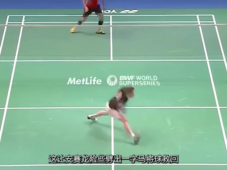 不是我的分我也不要俩人相视一笑这就是体育精神 _林丹 _安赛龙 _羽毛球 _羽球人 _体育精神