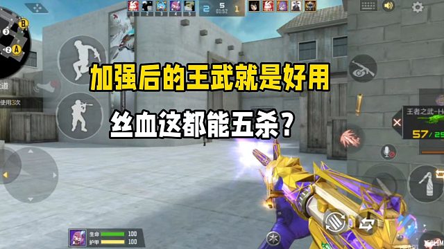 加强后的王武就是好用啊！这丝血都能五杀？搞一把？