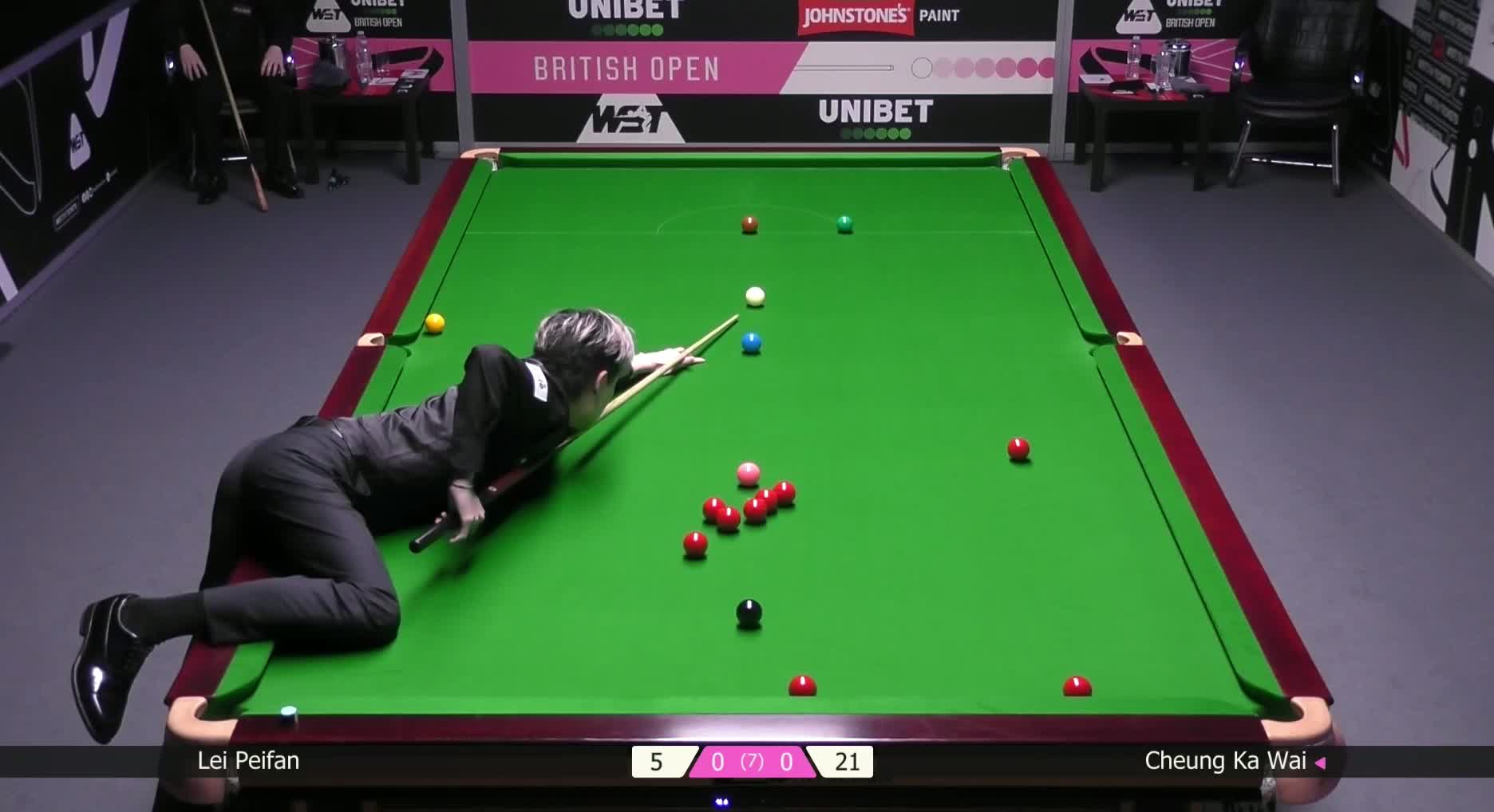 正播斯诺克英国公开赛！雷佩凡VS张家玮！上演极限拉扯大戏！