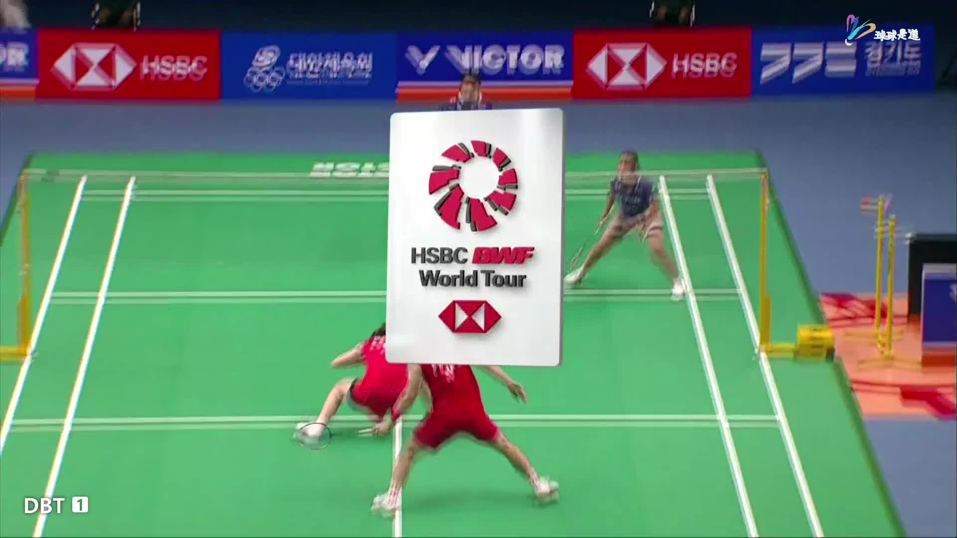 郭新娃/陈芳卉vs鲁塔纳帕克/杰尼查韩国羽毛球公开赛