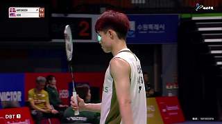 安東森vs賀首維韓國(guó)羽毛球公開(kāi)賽