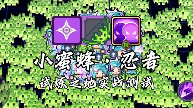【元气骑士前传】小蜜蜂·忍者 试炼之地实战测试