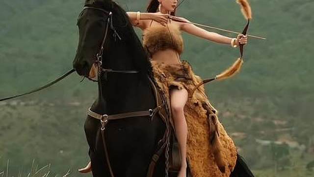 丽江马术摄影一定要来一次丽江，去拍一次超火的原创狼女马术写真！