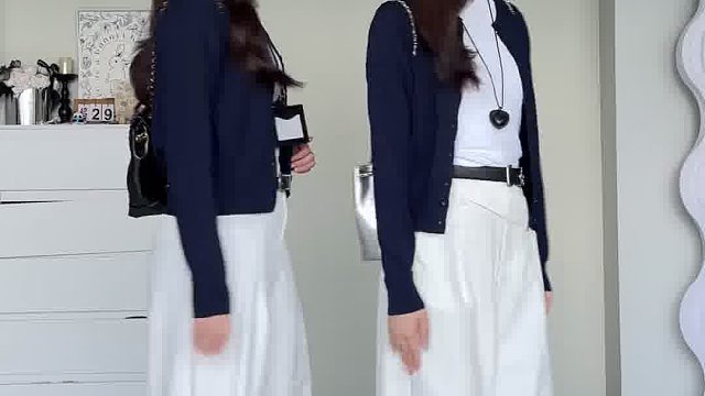 体重相差30斤！挑战不同身材穿同一件衣服！